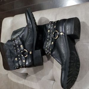 Nine West Black Leather Women's Boots